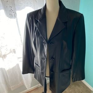 Preston & York genuine lambskin leather coat/jacket